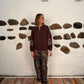 Baggu Shirt - Brown with rose