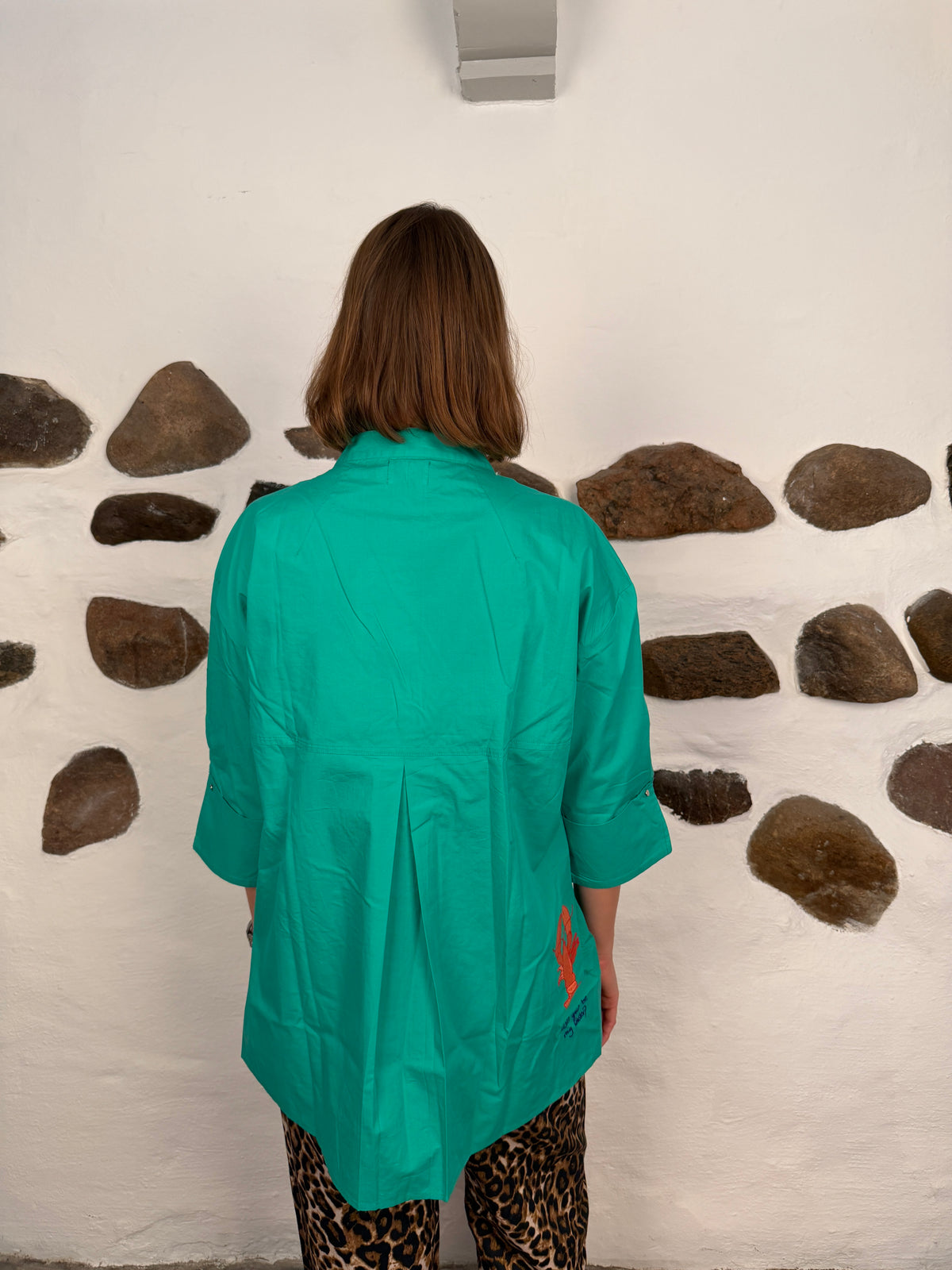 Luna shirt lobster - Green