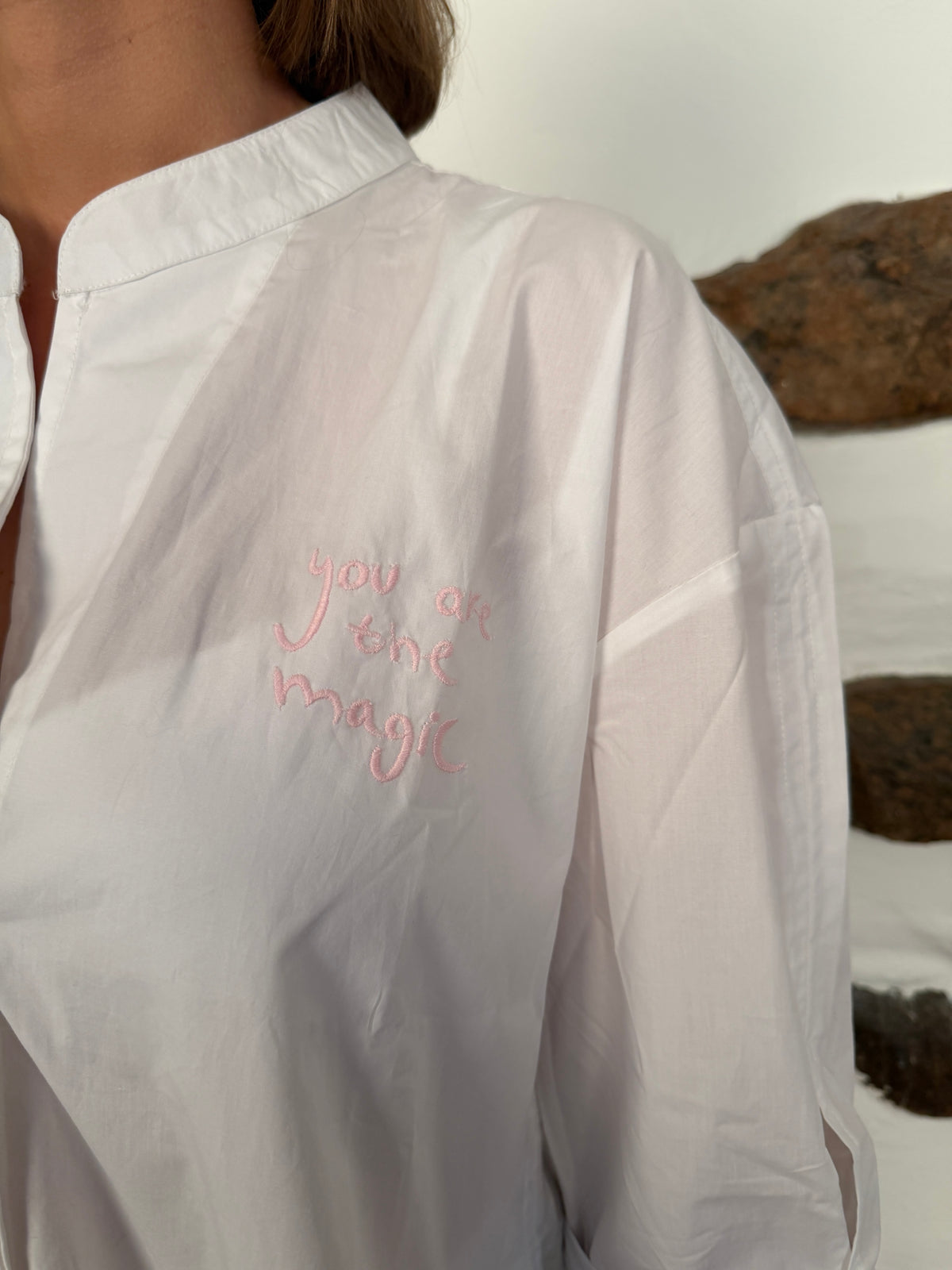 Luna shirt magic - Paper white