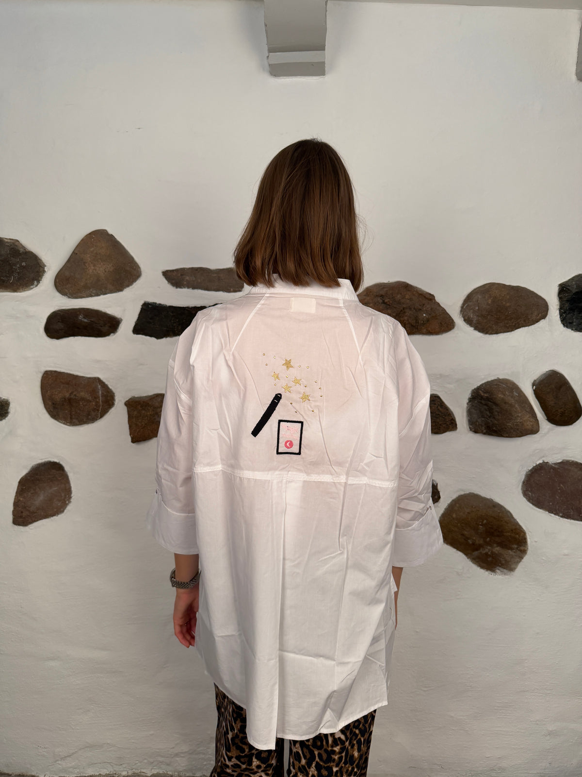 Luna shirt magic - Paper white