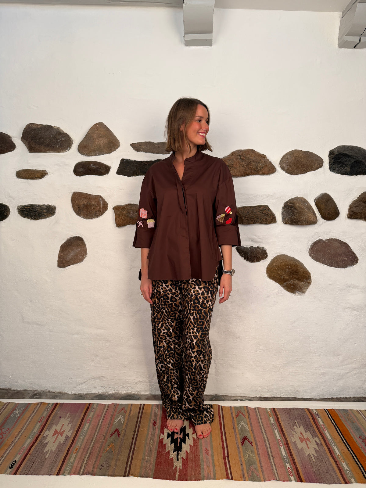 Luna Dolce Vita shirt - Brown