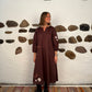 The good luck dress - Chocolate brown