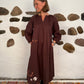The good luck dress - Chocolate brown