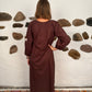 The good luck dress - Chocolate brown