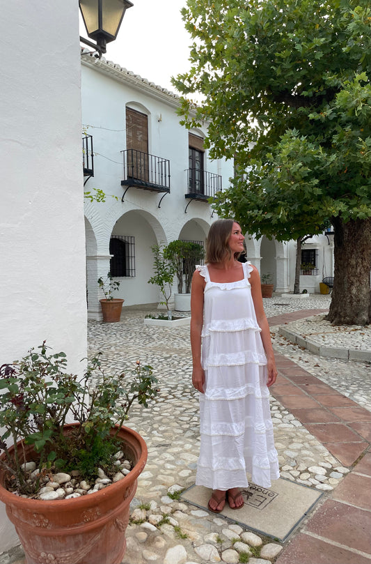 Summer dress hvid