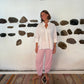 Luna shirt love - paper white