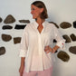 Luna shirt love - paper white