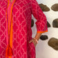 Tabita dress - pink og orange