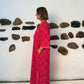 Tabita dress - pink og orange