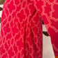Tabita dress - pink og orange