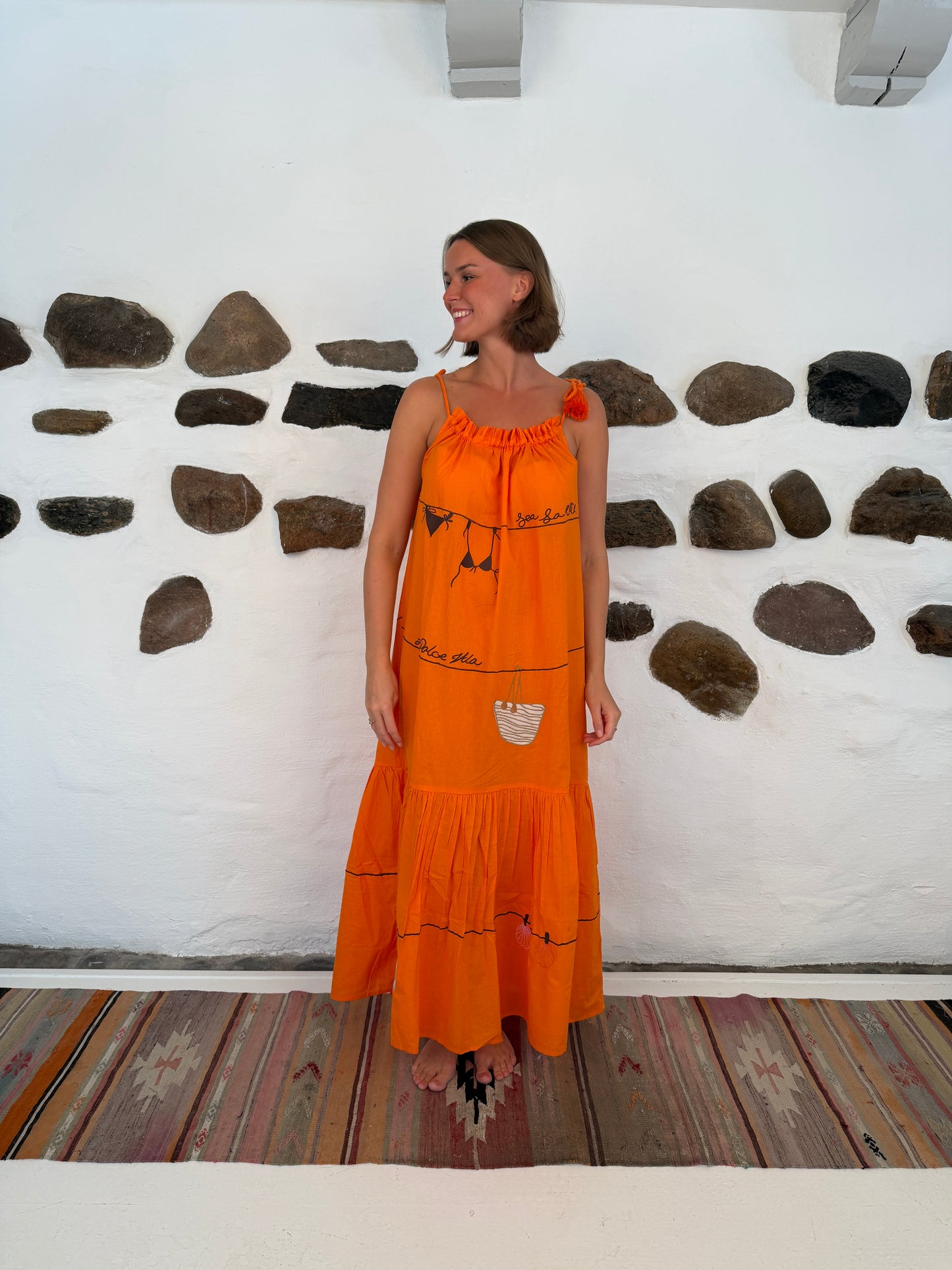 Gitte dress - orange
