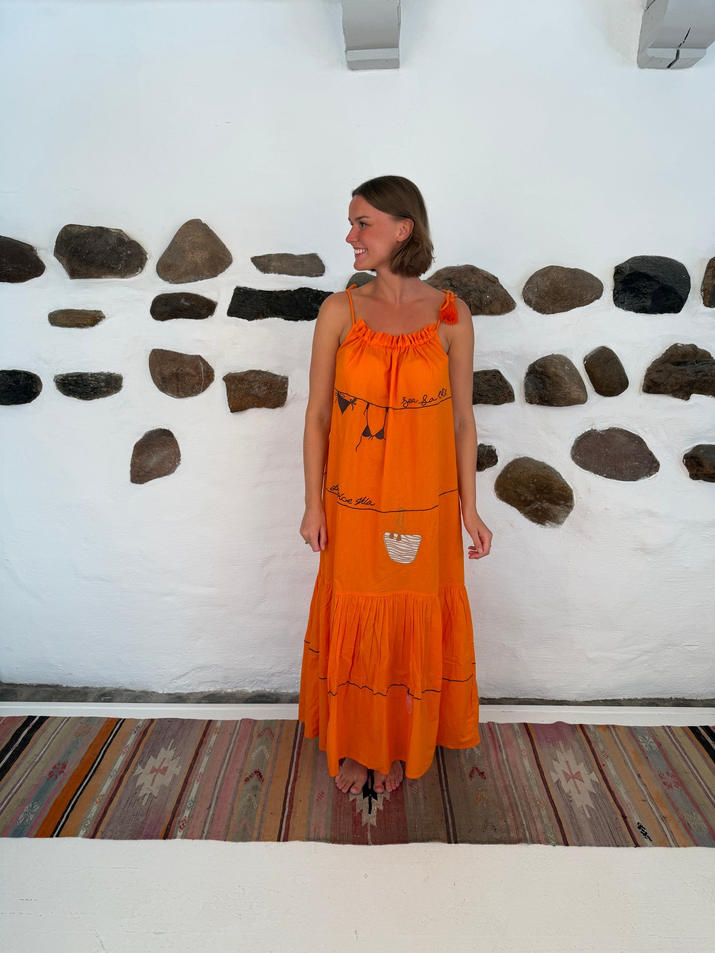 Gitte dress - orange