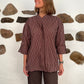 Luna Shirt Wauw - Brown/Rose Stripe