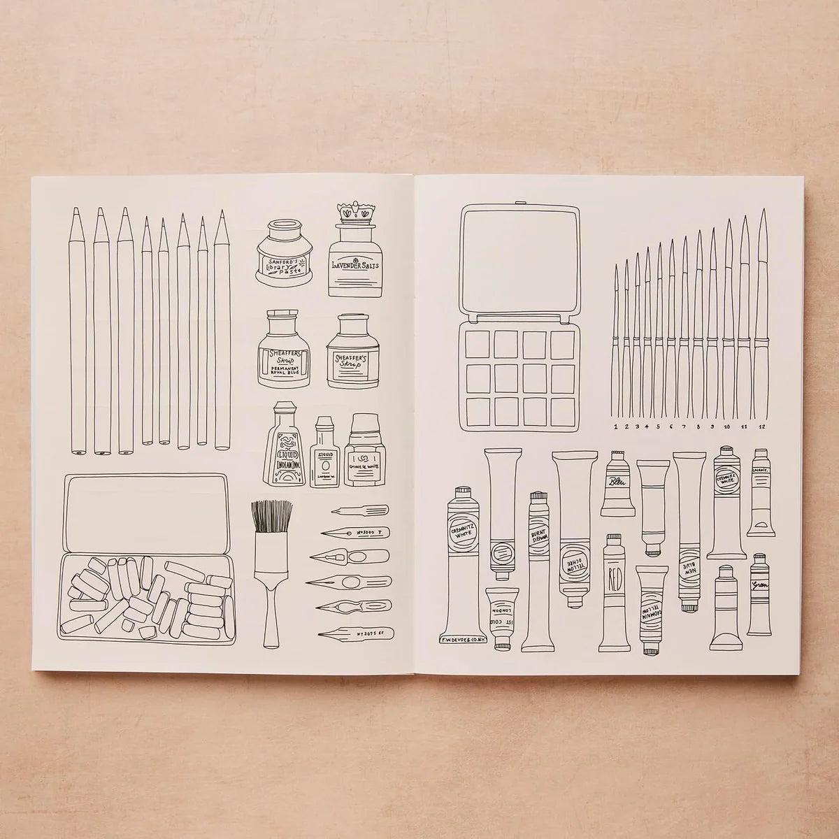 Malebog - Paris - Colouring and stickers by Zoé de Las Cases