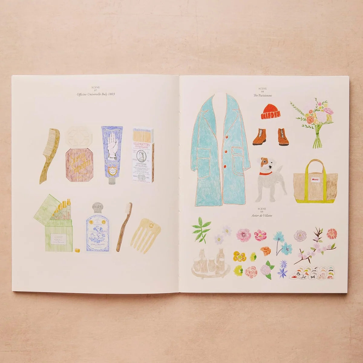 Malebog - Paris - Colouring and stickers by Zoé de Las Cases