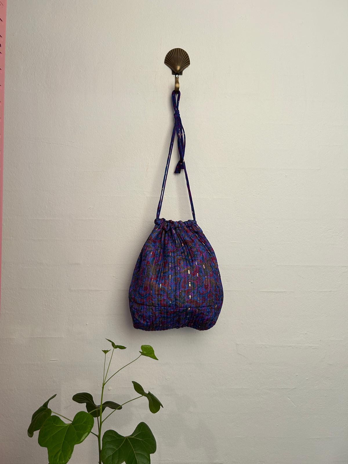 Paulina bag silk - Lilla