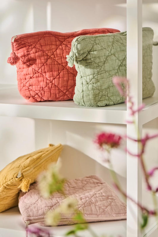Quiltet toilettaske