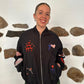 Mi Amore Bomber Jacket - Black
