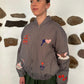Mi Amore Bomber Jacket - Grey