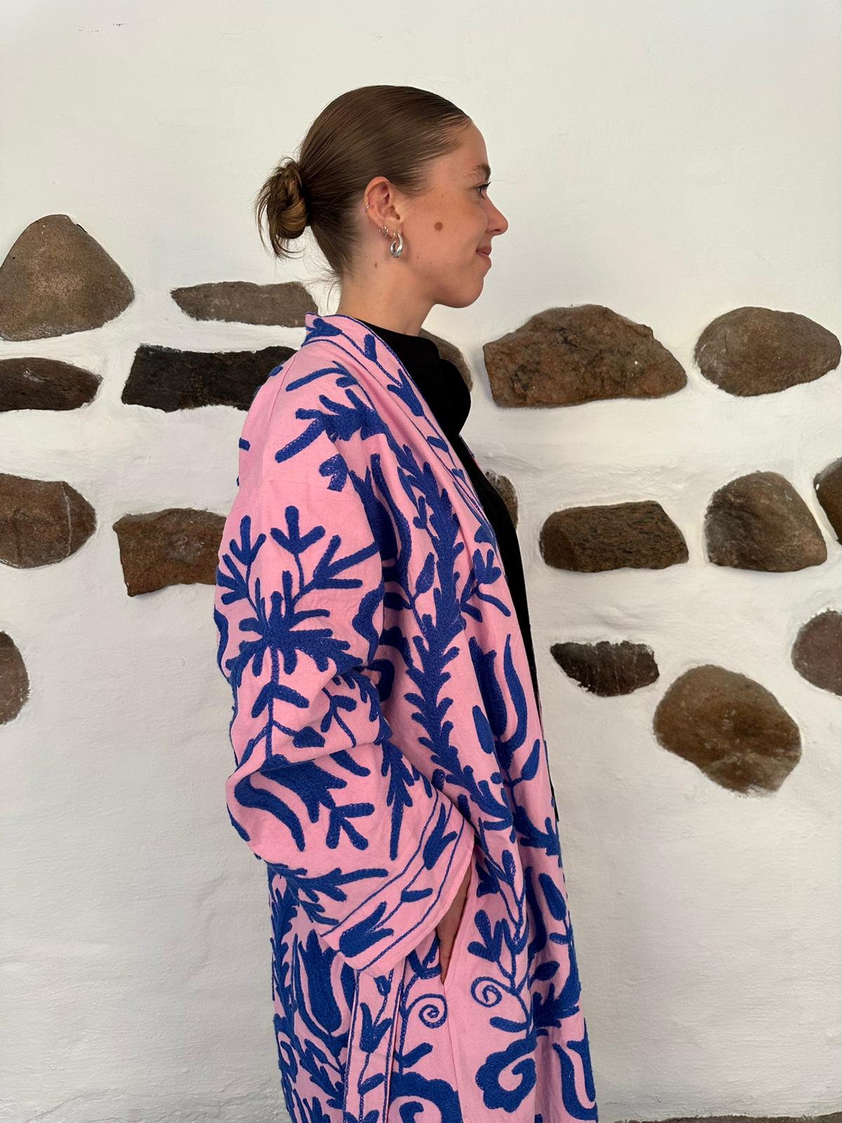 Andrea jacket - Pink/blue One size