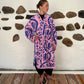 Andrea jacket - Pink/blue One size