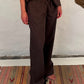 Florence pants - Chocolate brown