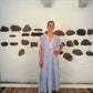 Ubud dress - Lavendar/light blue
