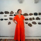 Ubud dress - Coral