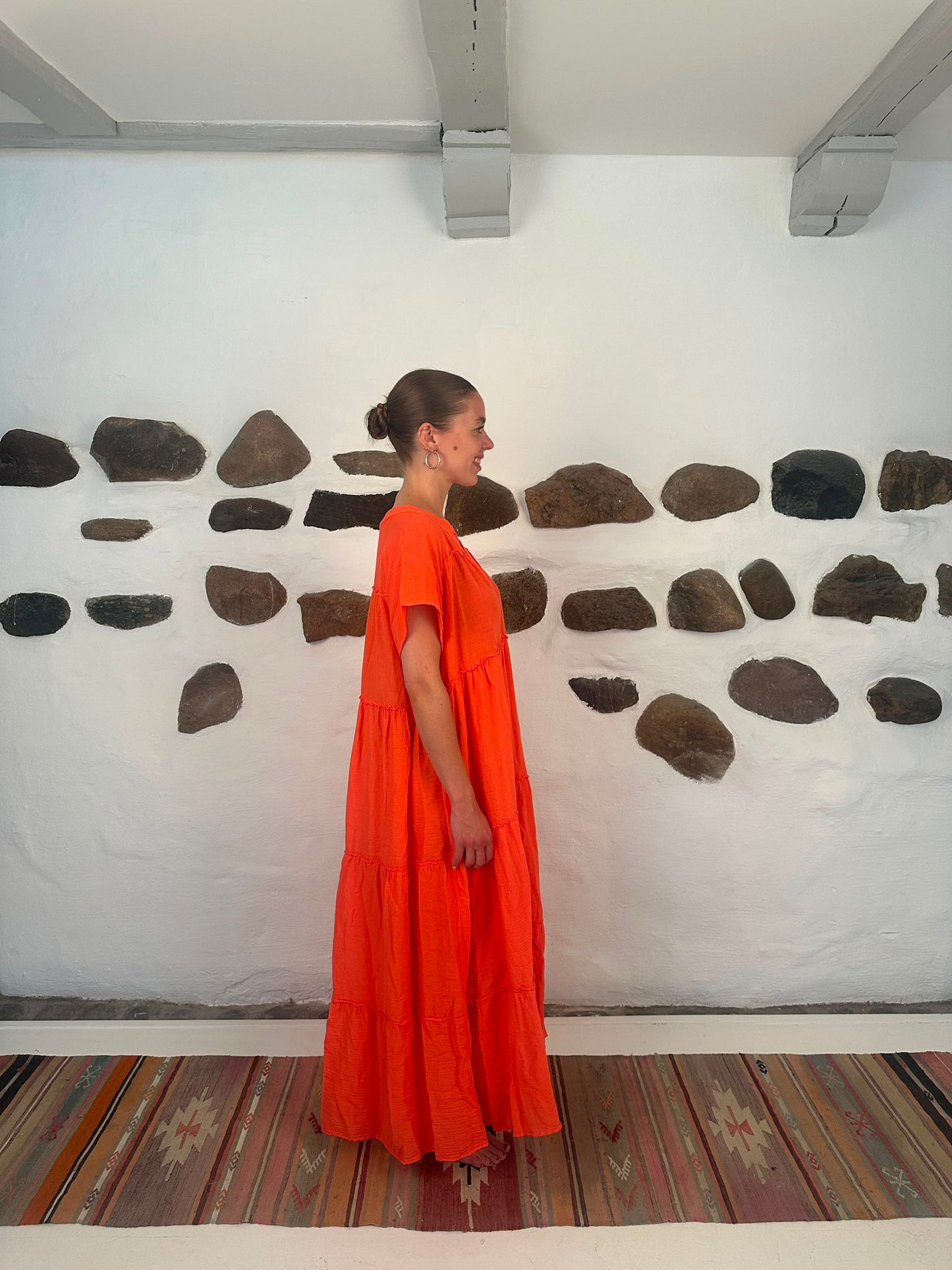 Ubud dress - Coral