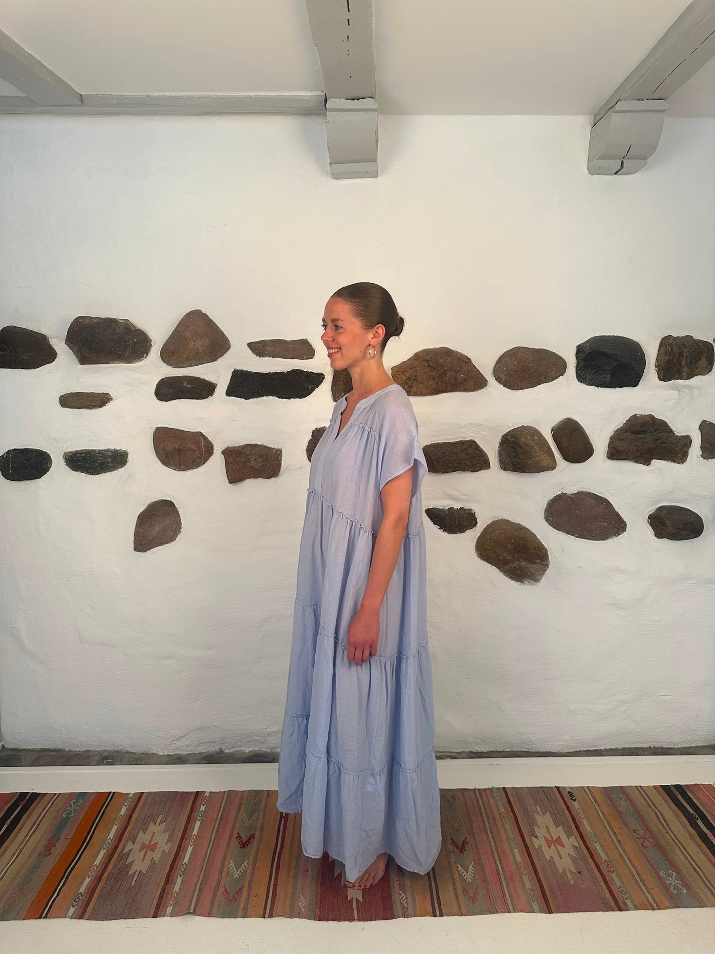 Ubud dress - Lavendar/light blue