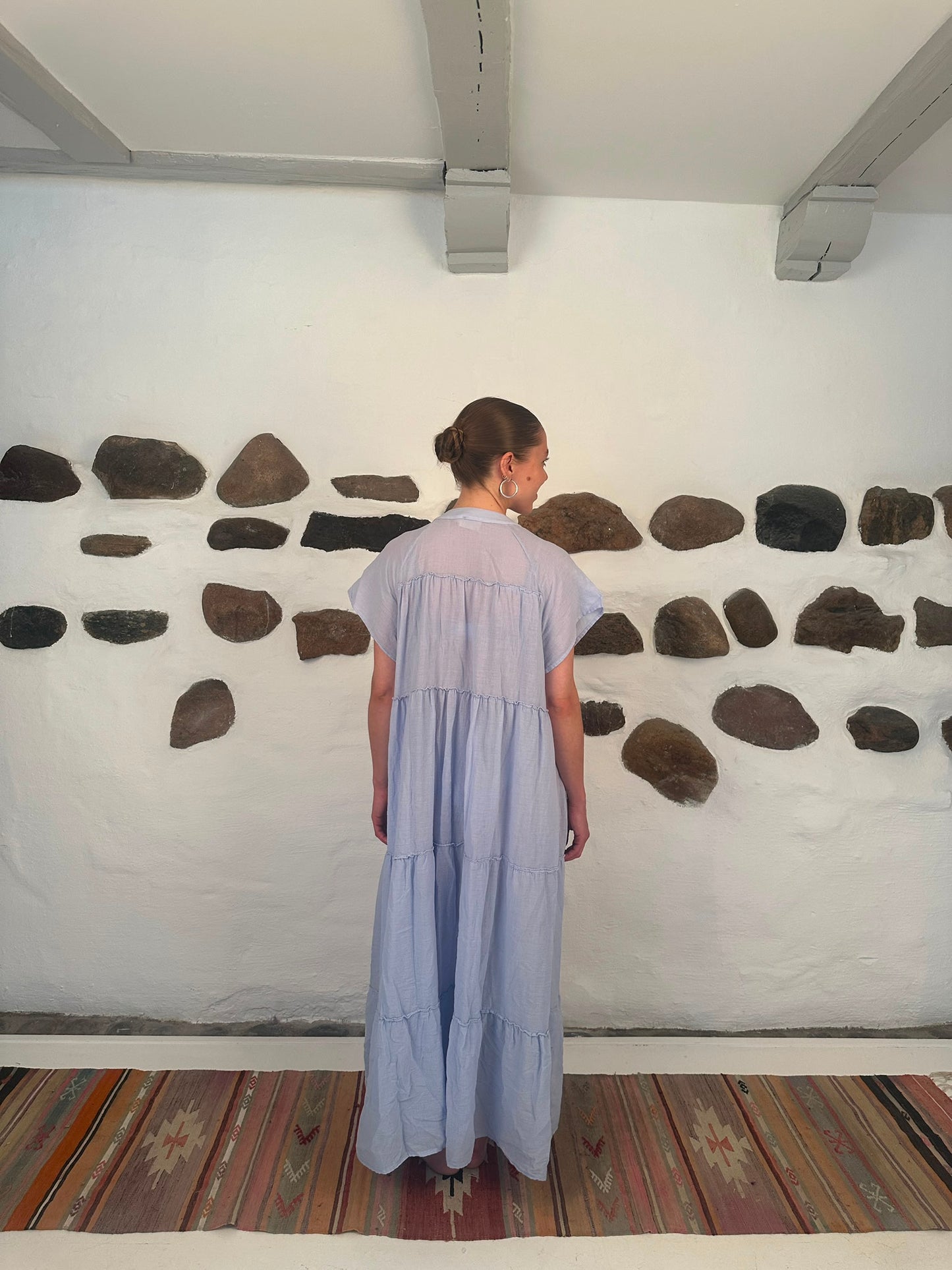 Ubud dress - Lavendar/light blue