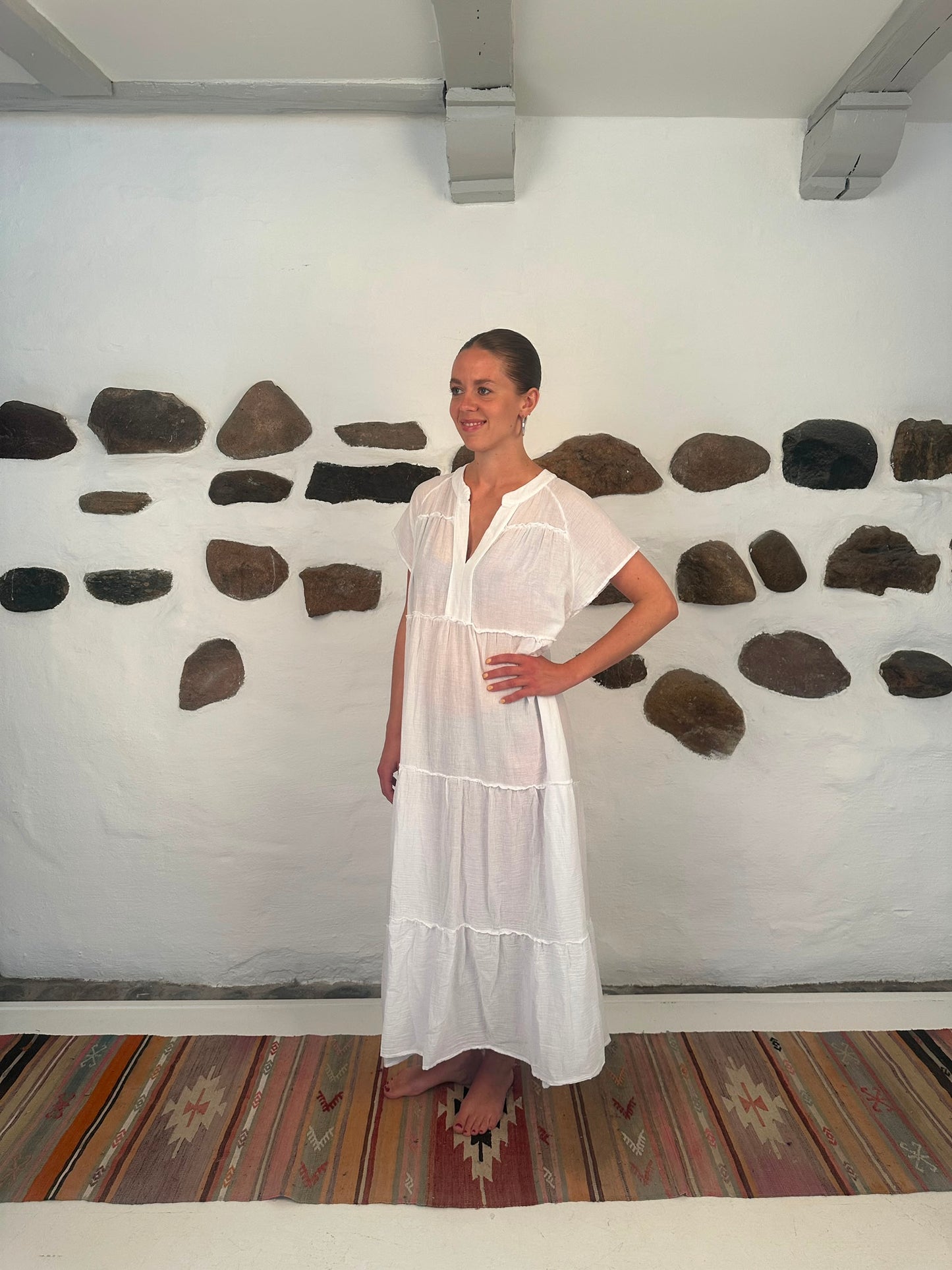 Ubud dress - Paper white
