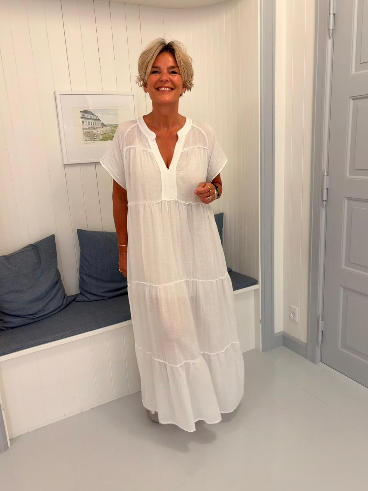 Ubud dress - Paper white