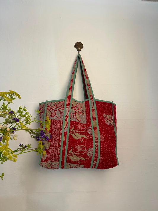 Kantha tote bag 36