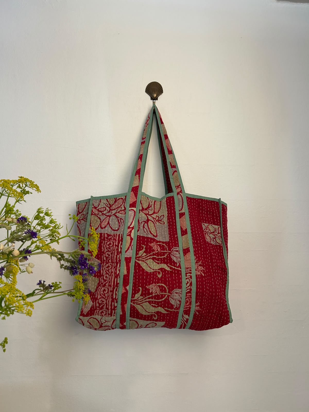Kantha tote bag 36