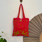 KP183 Peace&Love velvet bag pink