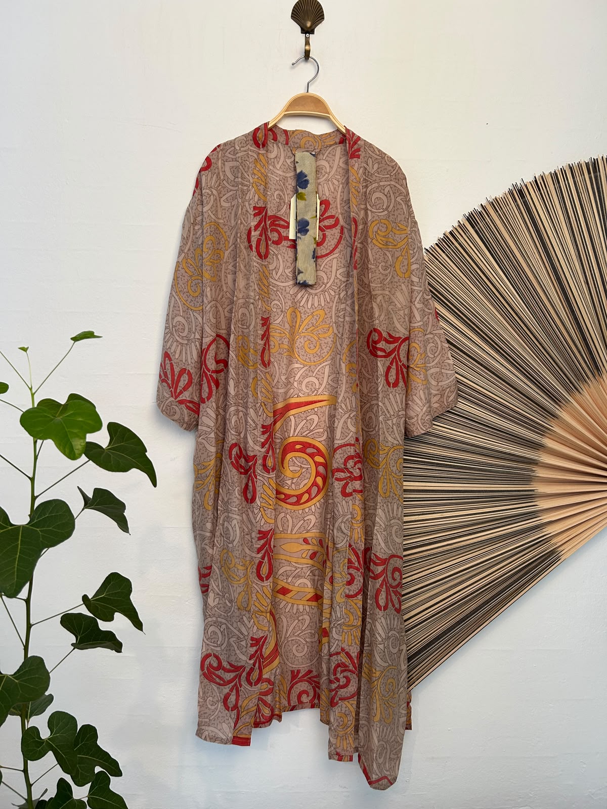 124 Kimono silk long