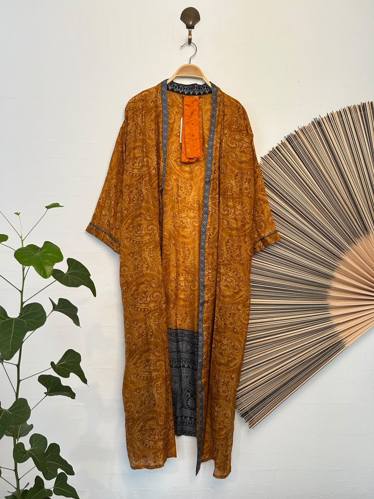 128 Kimono silk long