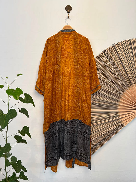 128 Kimono silk long