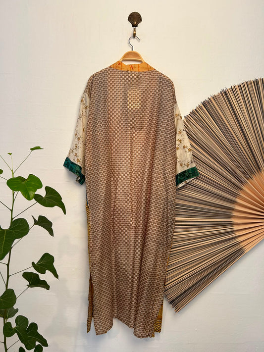 134 Kimono silk long