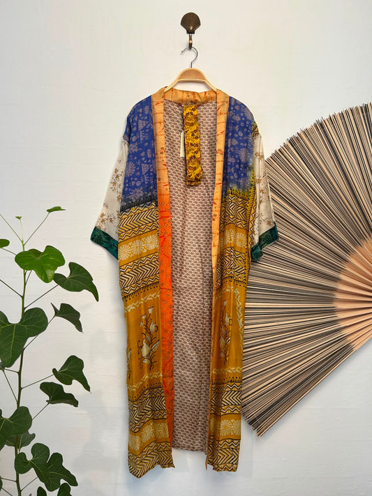 134 Kimono silk long