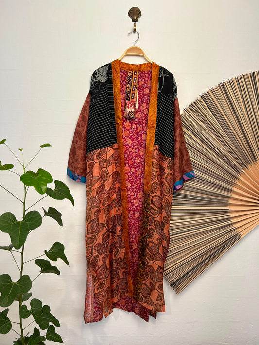 115 Kimono silk long