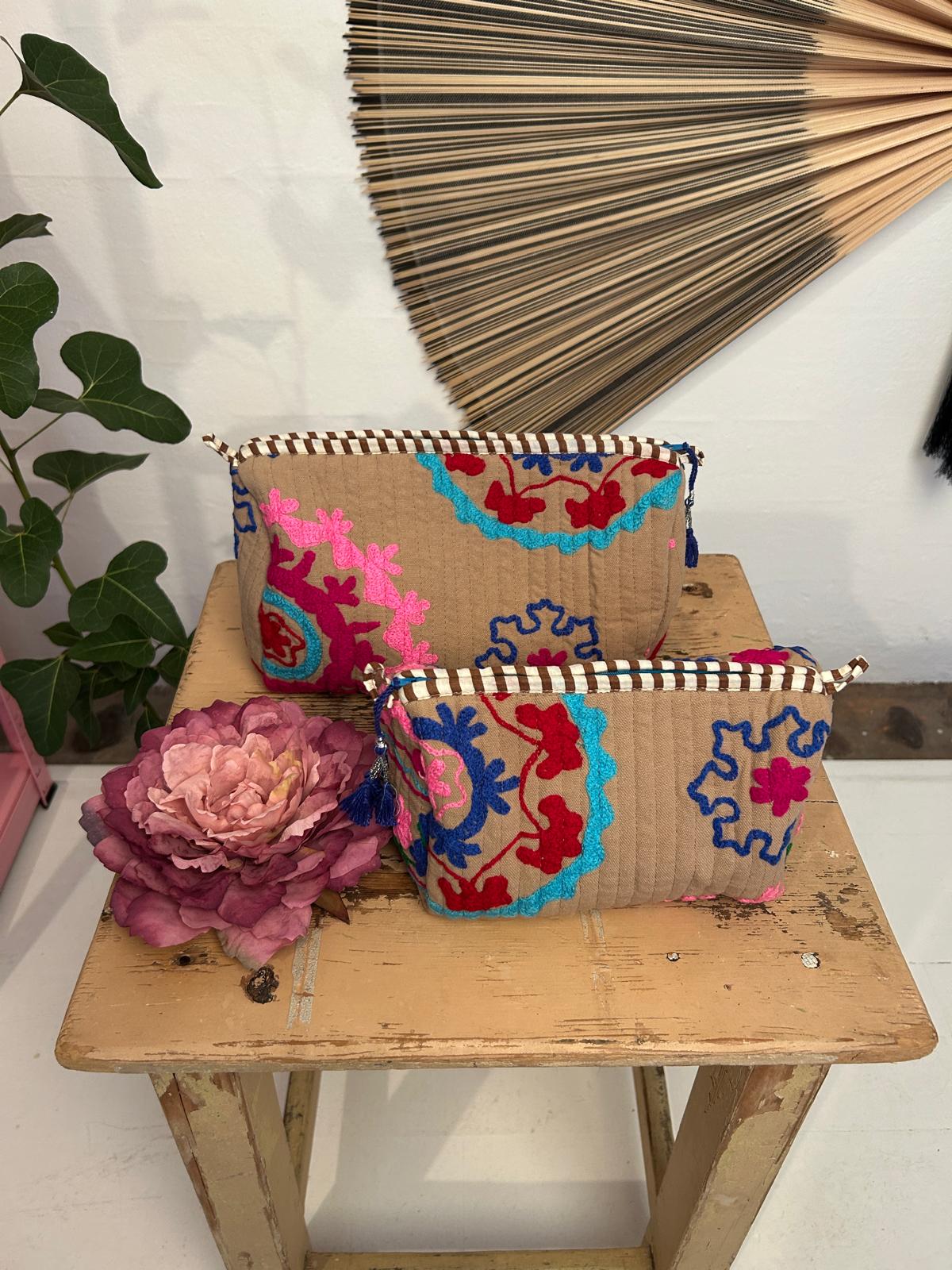 Suzani cosmetic bag sæt - 5197