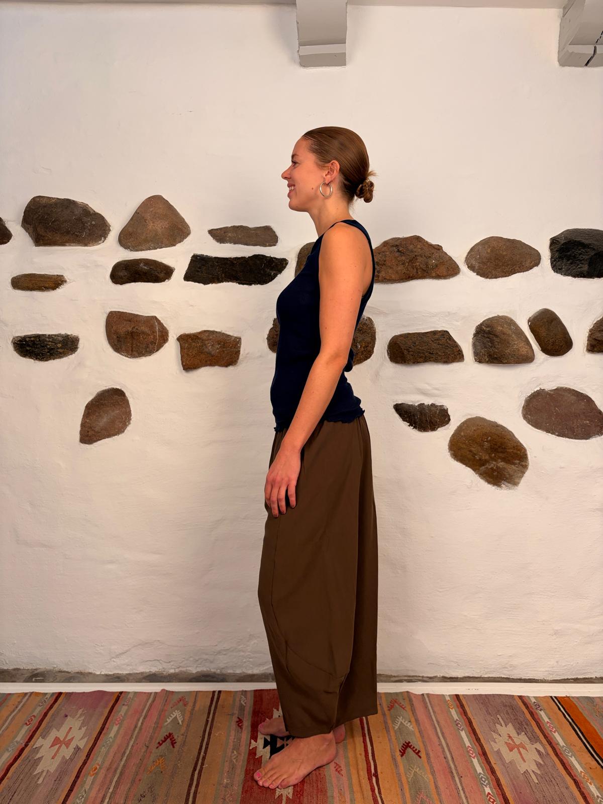 Cannes pants - Chocolate brown