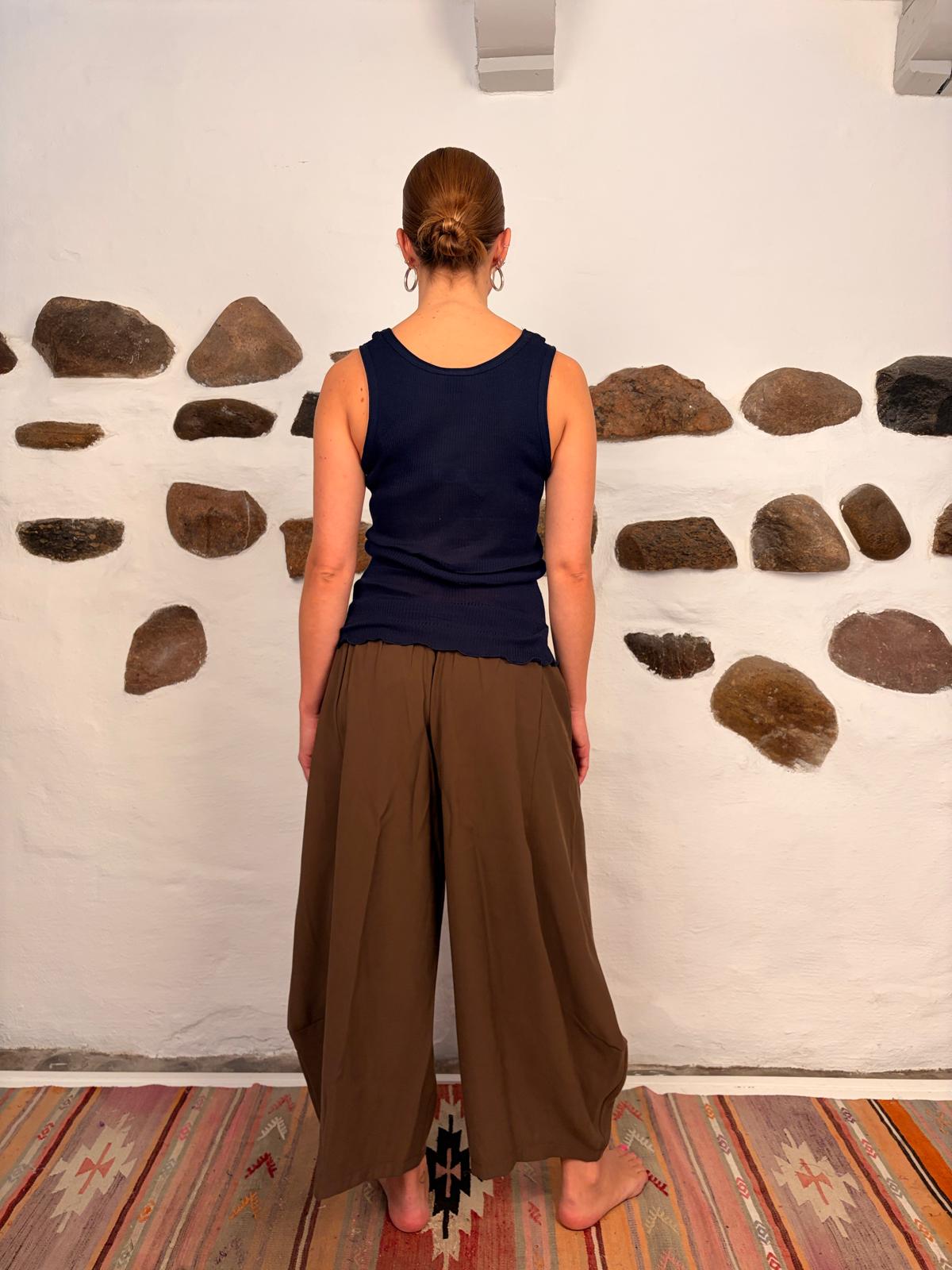 Cannes pants - Chocolate brown