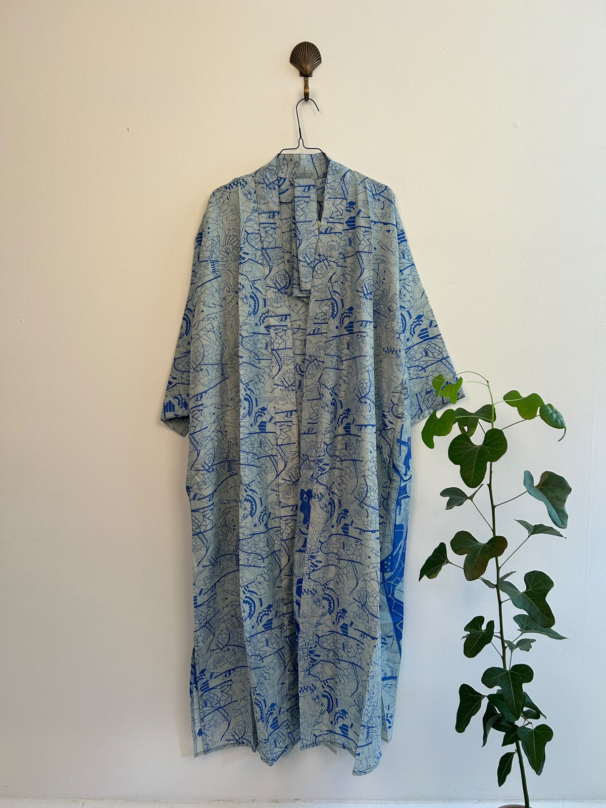 Kimono silk long - 5819