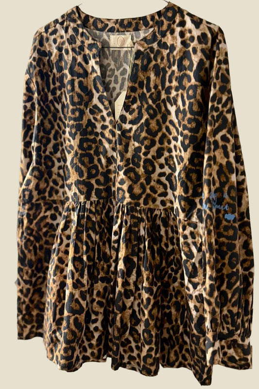 Ana Blouse - Leo (Blue)