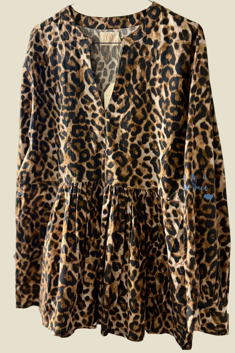 Ana Blouse - Leo (Blue)
