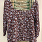 Cami Blouse - Brown/Blue