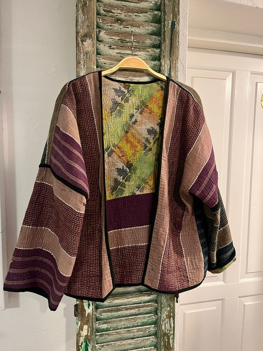 Kantha Jacket - Green